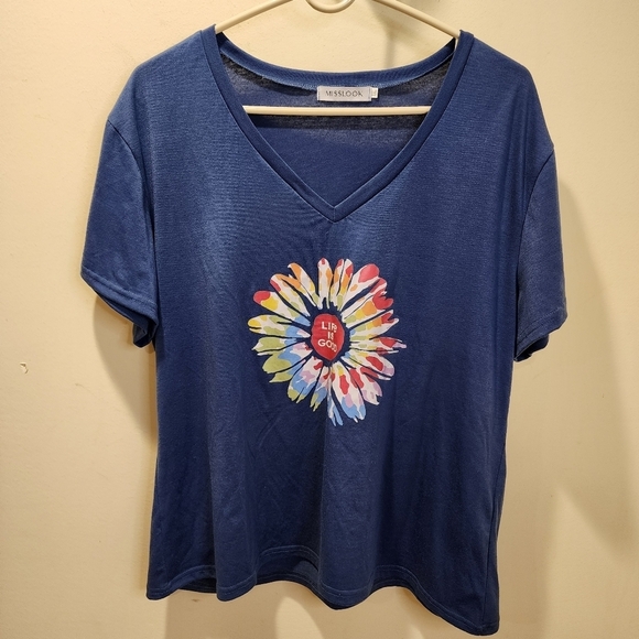 Miss look life is good graphic tshirt size XXL - Picture 1 of 10